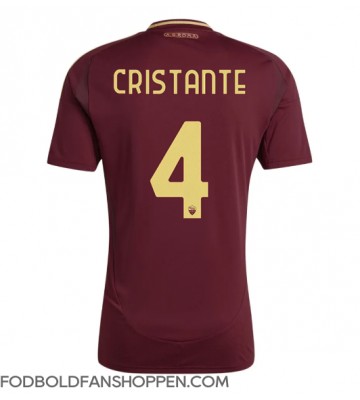 AS Roma Bryan Cristante #4 Hjemmebanetrøje 2024-25 Kortærmet